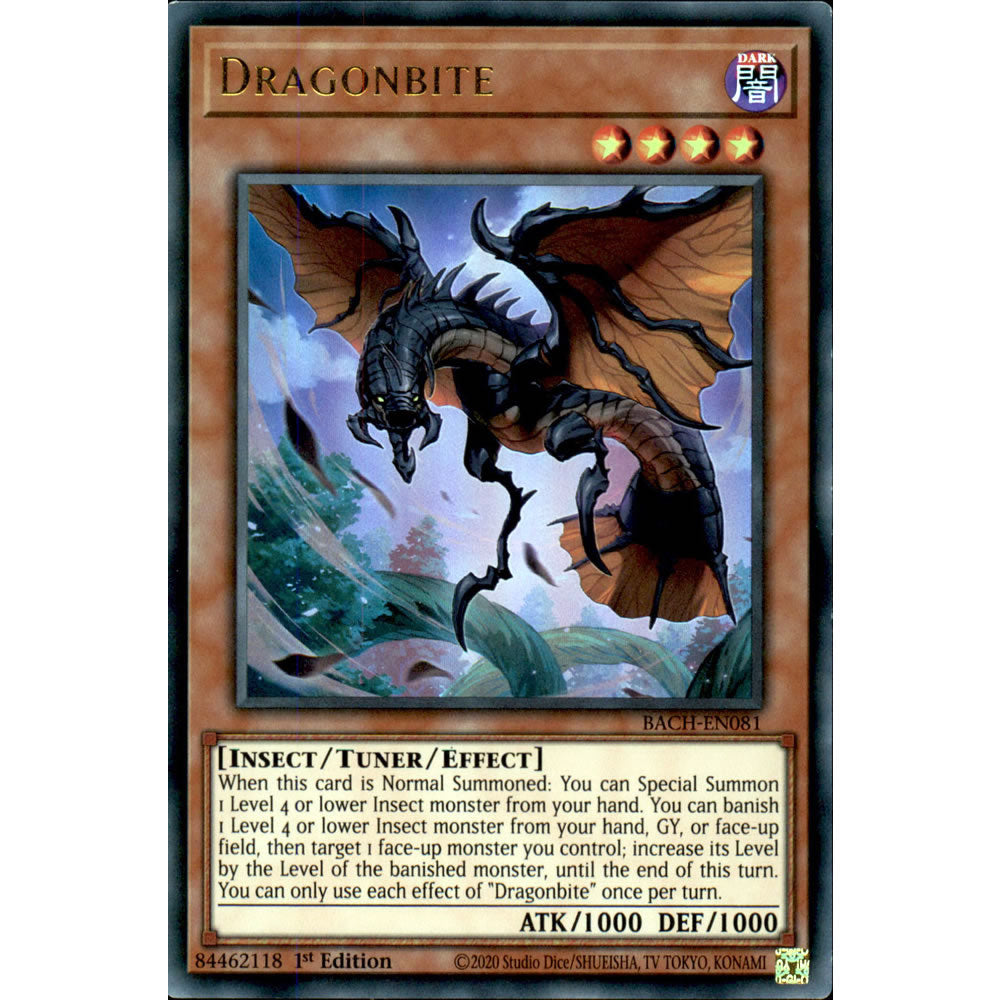Dragonbite BACH-EN081 Yu-Gi-Oh! Card from the Battle of Chaos Set