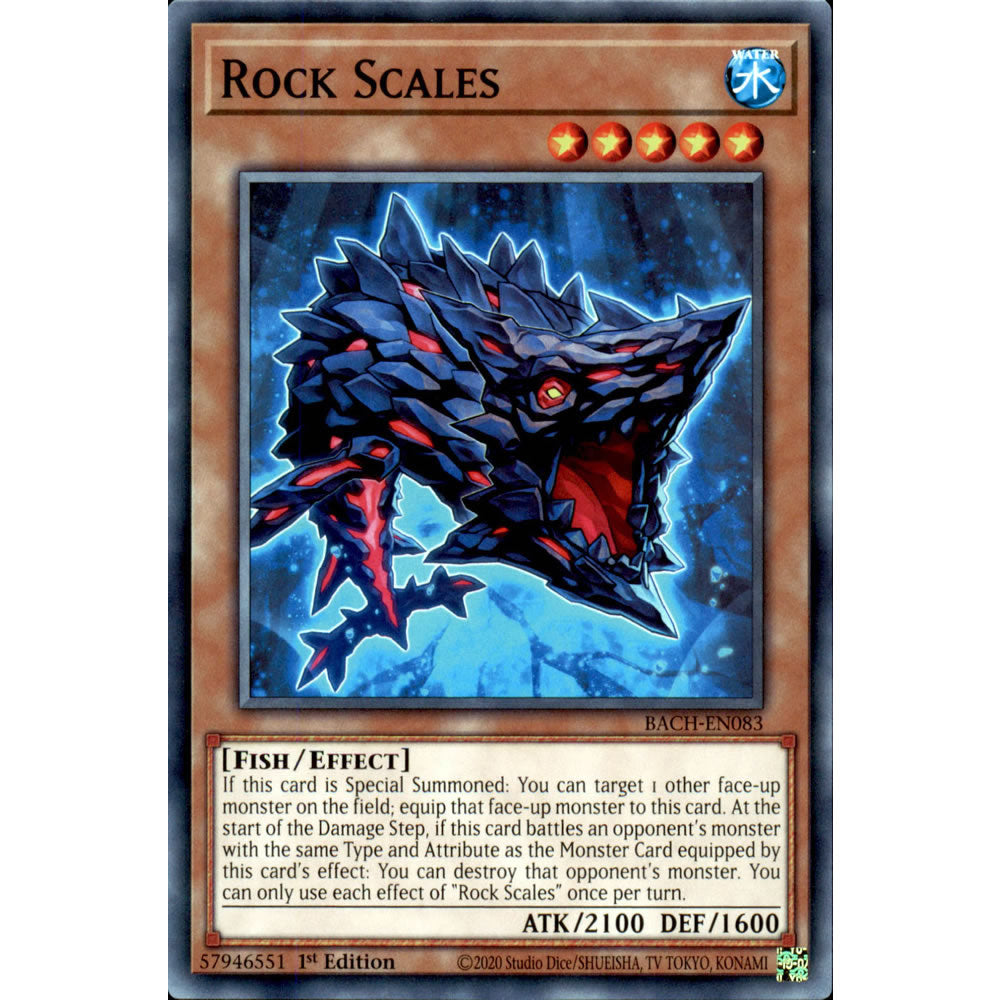 Rock Scales BACH-EN083 Yu-Gi-Oh! Card from the Battle of Chaos Set