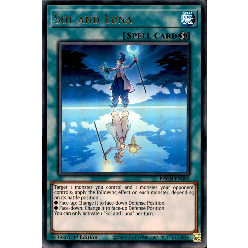 Sol and Luna BACH-EN085 Yu-Gi-Oh! Card from the Battle of Chaos Set