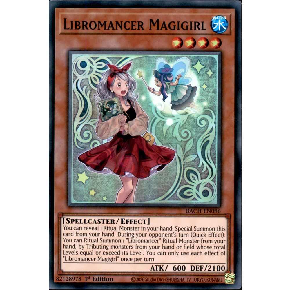 Libromancer Magigirl BACH-EN086 Yu-Gi-Oh! Card from the Battle of Chaos Set