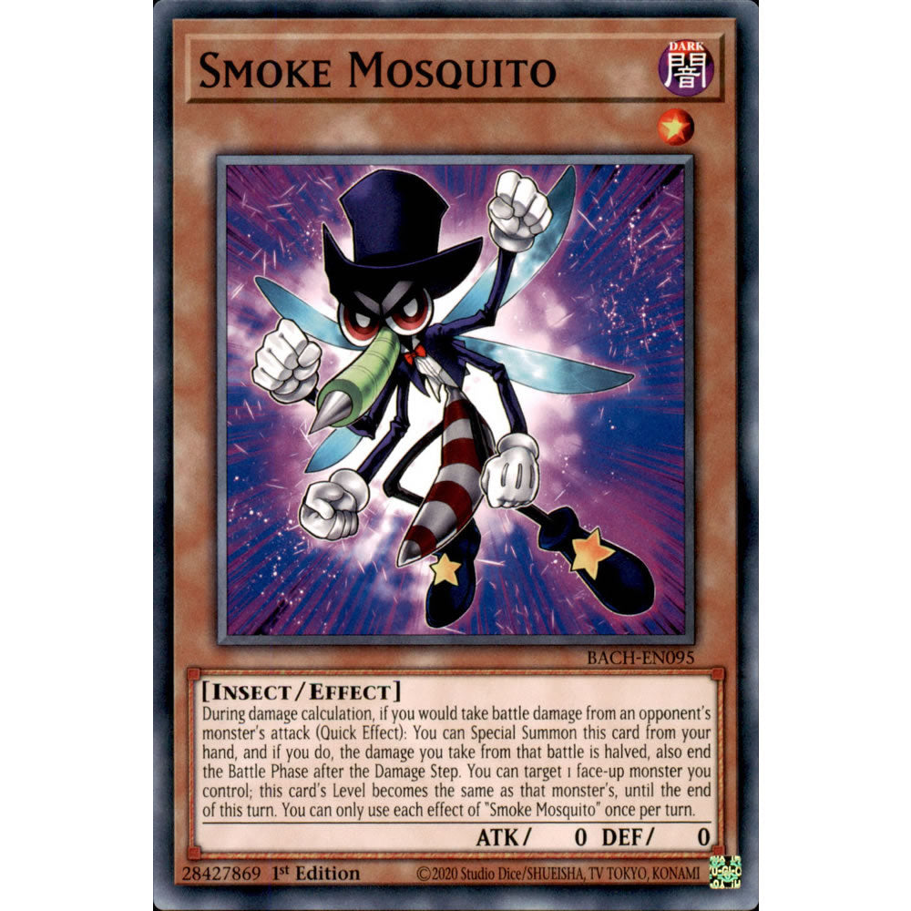 Smoke Mosquito BACH-EN095 Yu-Gi-Oh! Card from the Battle of Chaos Set
