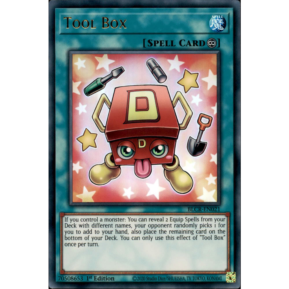 Tool Box BLCR-EN021 Yu-Gi-Oh! Card from the Battles of Legend: Crystal Revenge Set