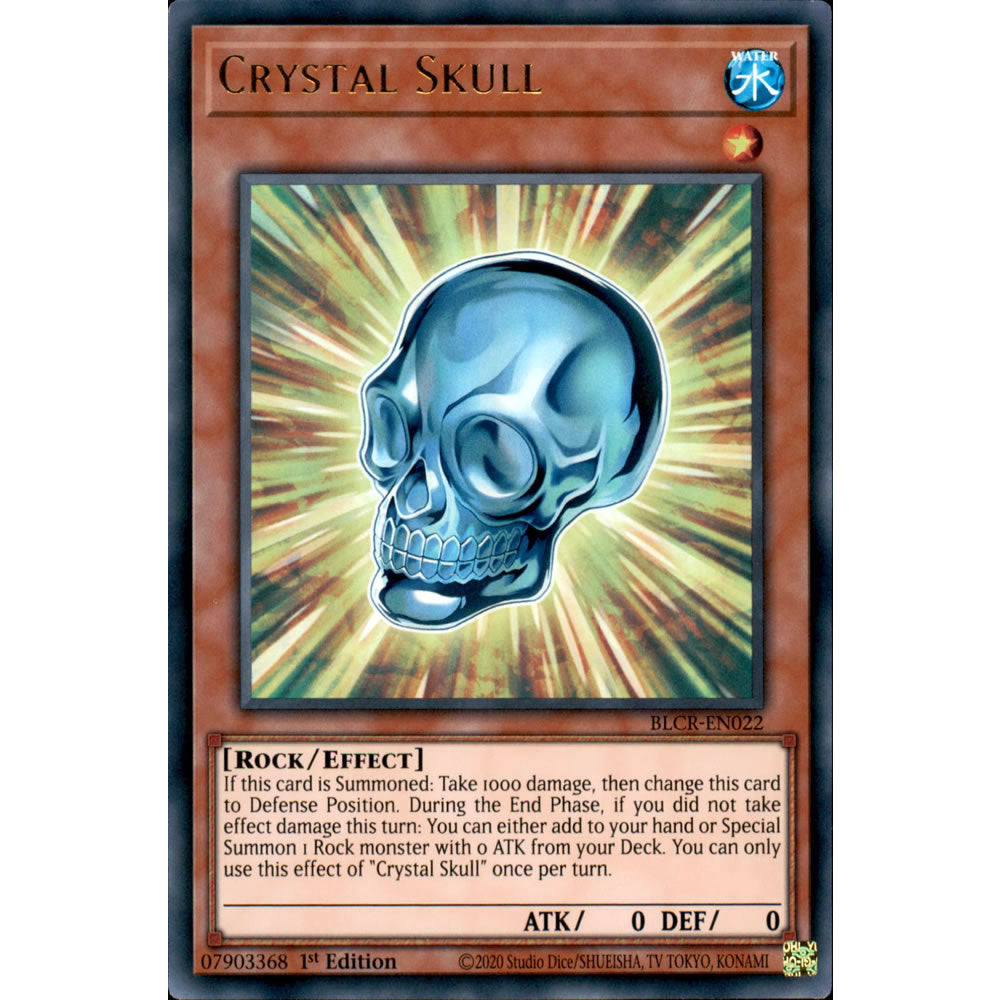Crystal Skull BLCR-EN022 Yu-Gi-Oh! Card from the Battles of Legend: Crystal Revenge Set