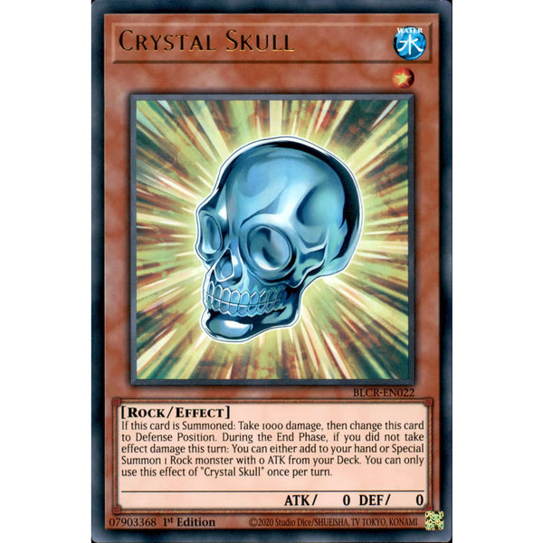 crystal skull deck yugioh Crystal Skull BLCR-EN022 Yu-Gi-Oh! Card