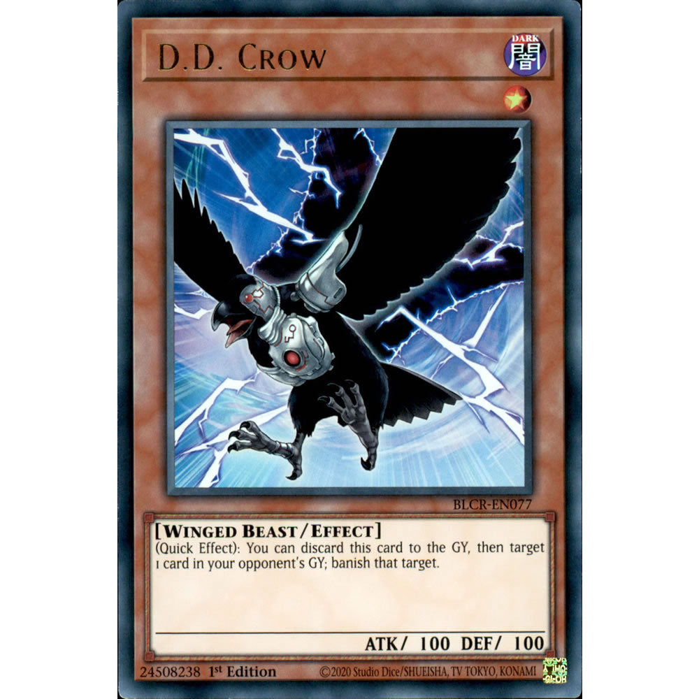 D.D. Crow BLCR-EN077 Yu-Gi-Oh! Card from the Battles of Legend: Crystal Revenge Set