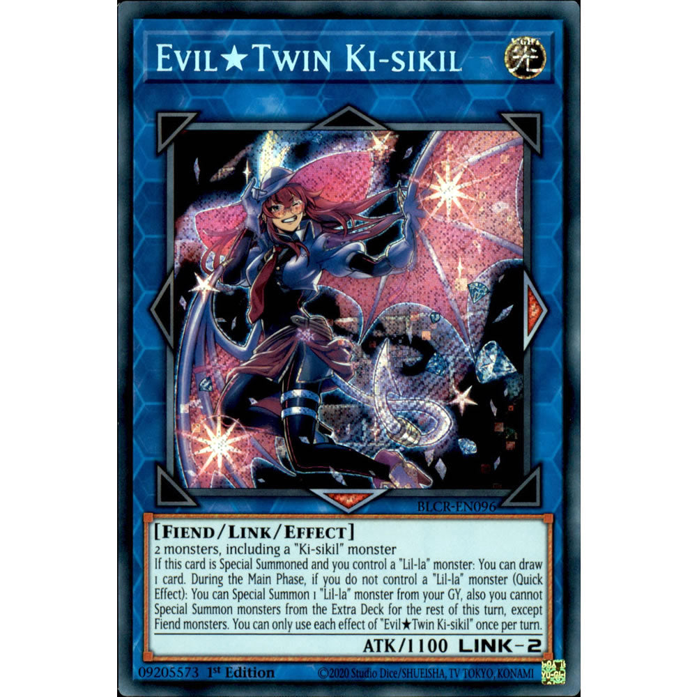 Evil?Twin Ki-sikil BLCR-EN096 Yu-Gi-Oh! Card from the Battles of Legend: Crystal Revenge Set