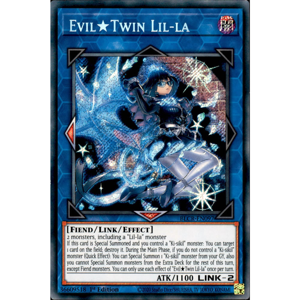 Evil?Twin Lil-la BLCR-EN097 Yu-Gi-Oh! Card from the Battles of Legend: Crystal Revenge Set