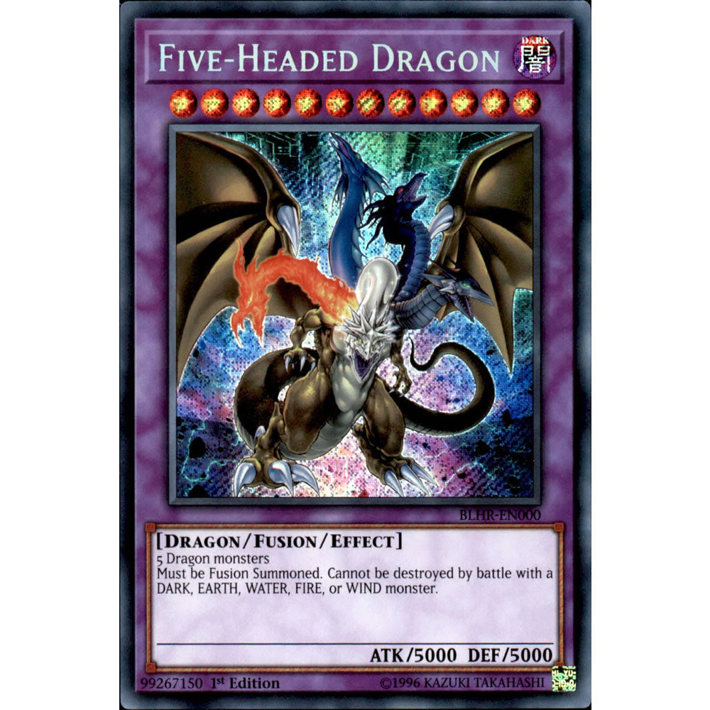 Five-Headed Dragon BLHR-EN000 Yu-Gi-Oh! Card from the Battles of Legend: Hero's Revenge Set