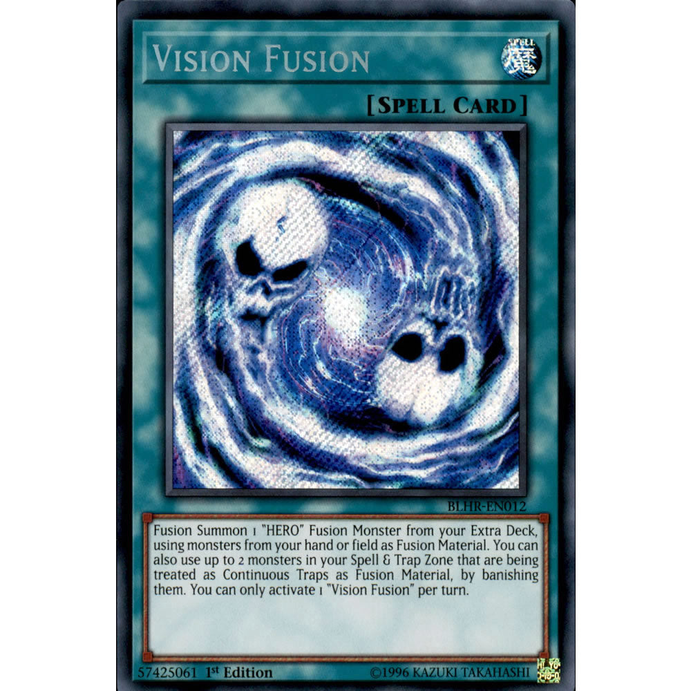 Vision Fusion BLHR-EN012 Yu-Gi-Oh! Card from the Battles of Legend: Hero's Revenge Set
