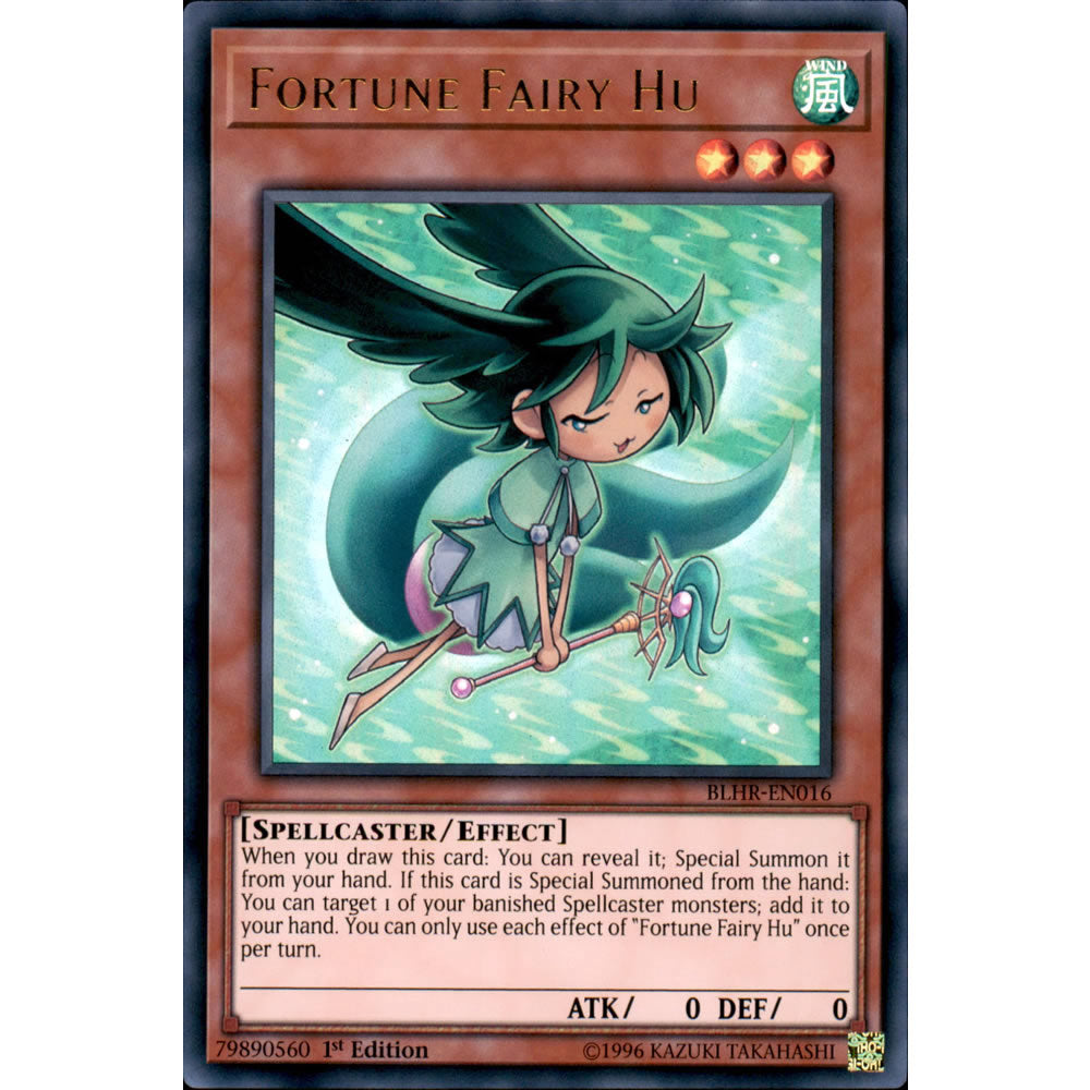 Fortune Fairy Hu BLHR-EN016 Yu-Gi-Oh! Card from the Battles of Legend: Hero's Revenge Set