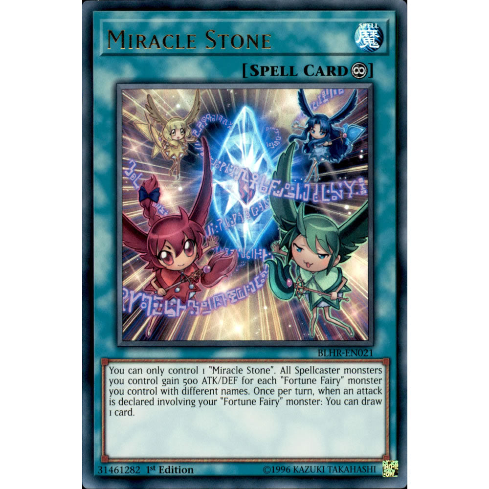 Miracle Stone BLHR-EN021 Yu-Gi-Oh! Card from the Battles of Legend: Hero's Revenge Set