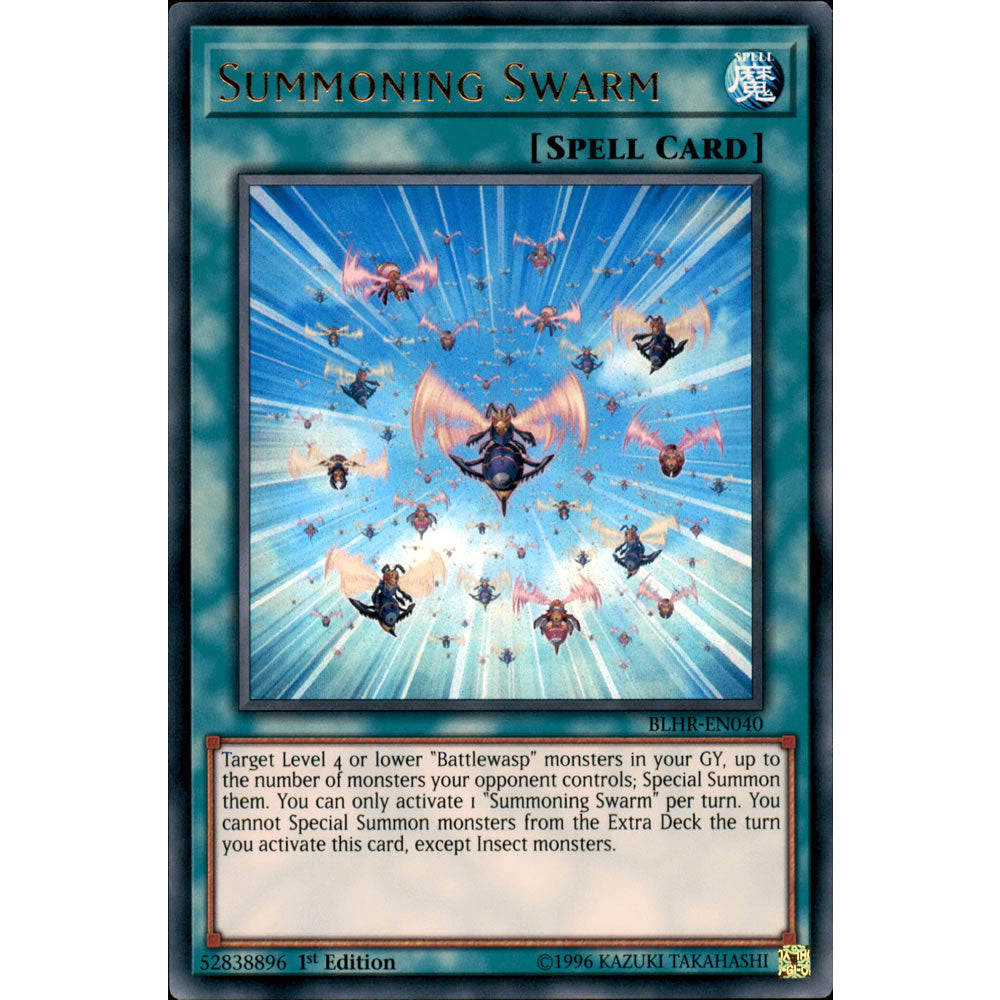 Summoning Swarm BLHR-EN040 Yu-Gi-Oh! Card from the Battles of Legend: Hero's Revenge Set