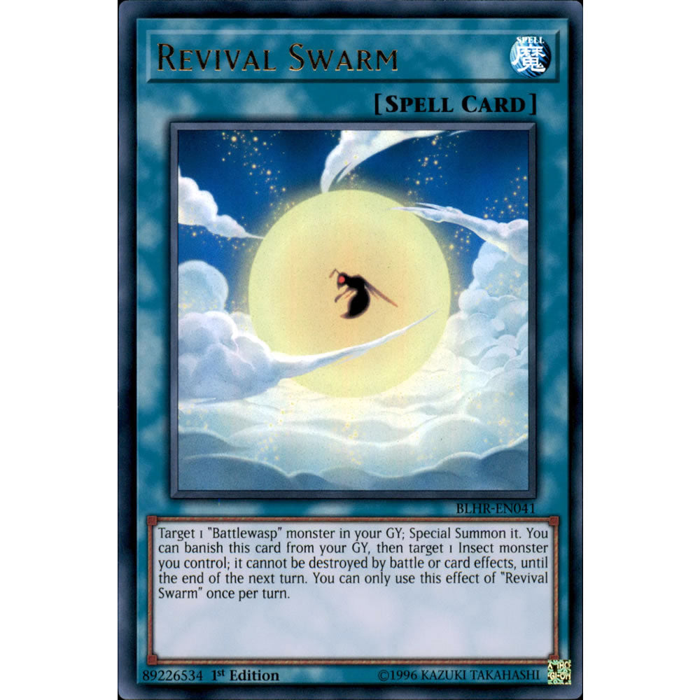 Revival Swarm BLHR-EN041 Yu-Gi-Oh! Card from the Battles of Legend: Hero's Revenge Set