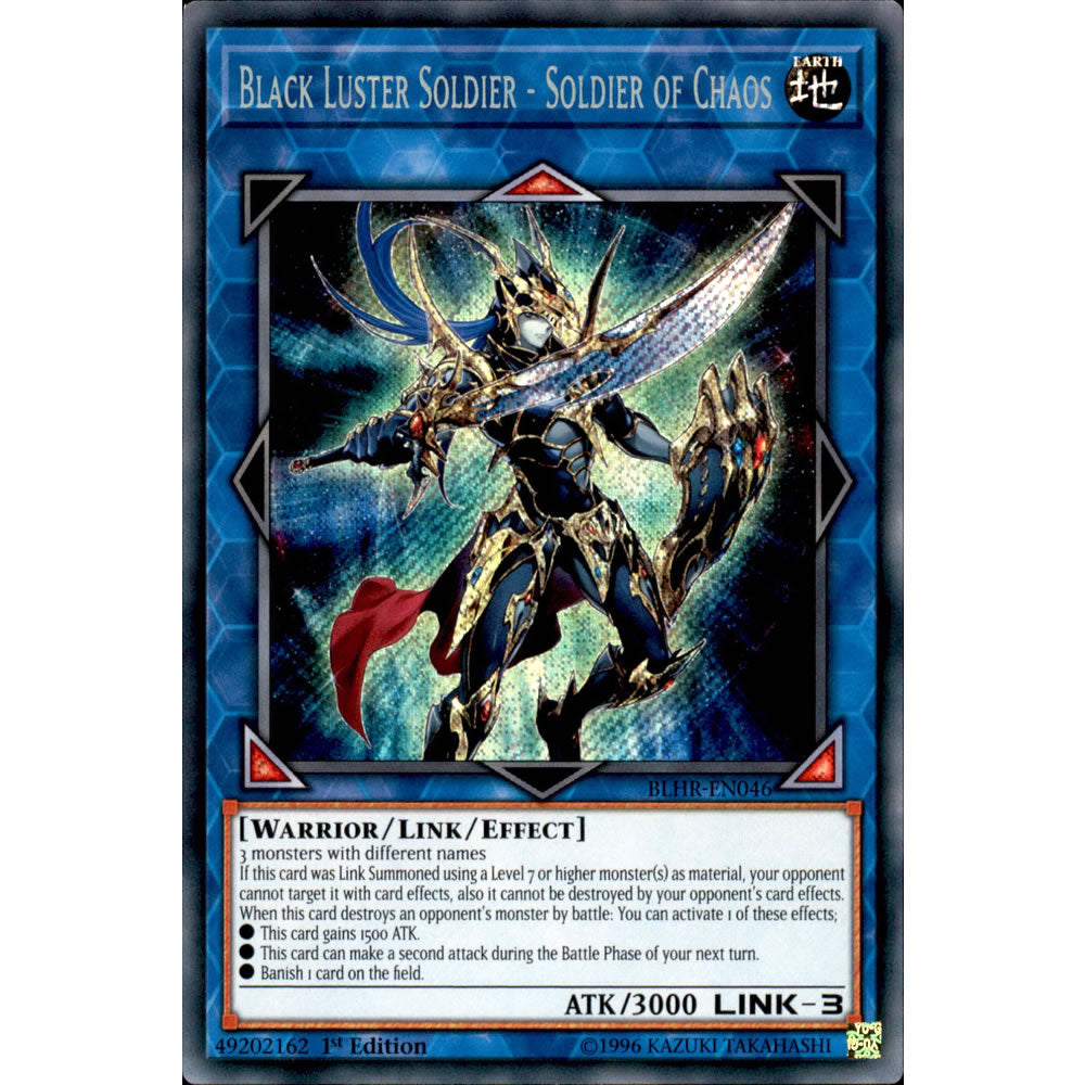 Black Luster Soldier - Soldier of Chaos BLHR-EN046 Yu-Gi-Oh! Card from the Battles of Legend: Hero's Revenge Set