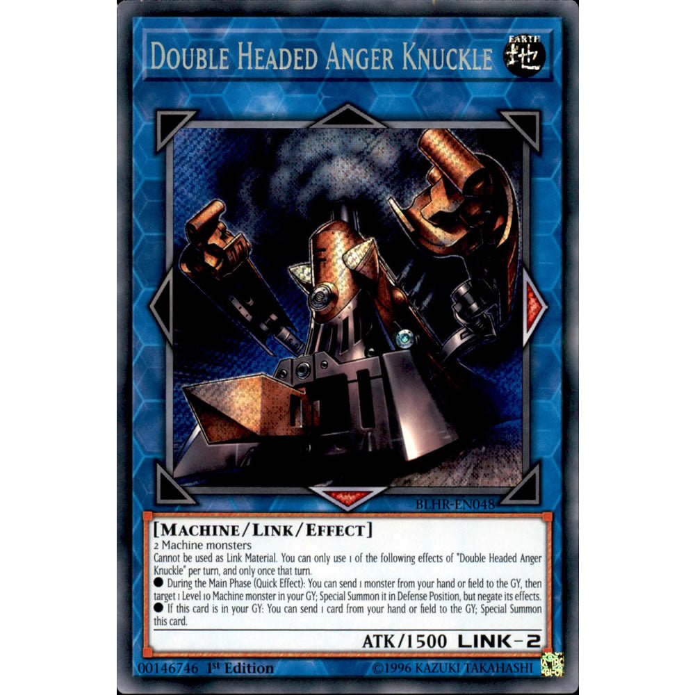 Double Headed Anger Knuckle BLHR-EN048 Yu-Gi-Oh! Card from the Battles of Legend: Hero's Revenge Set