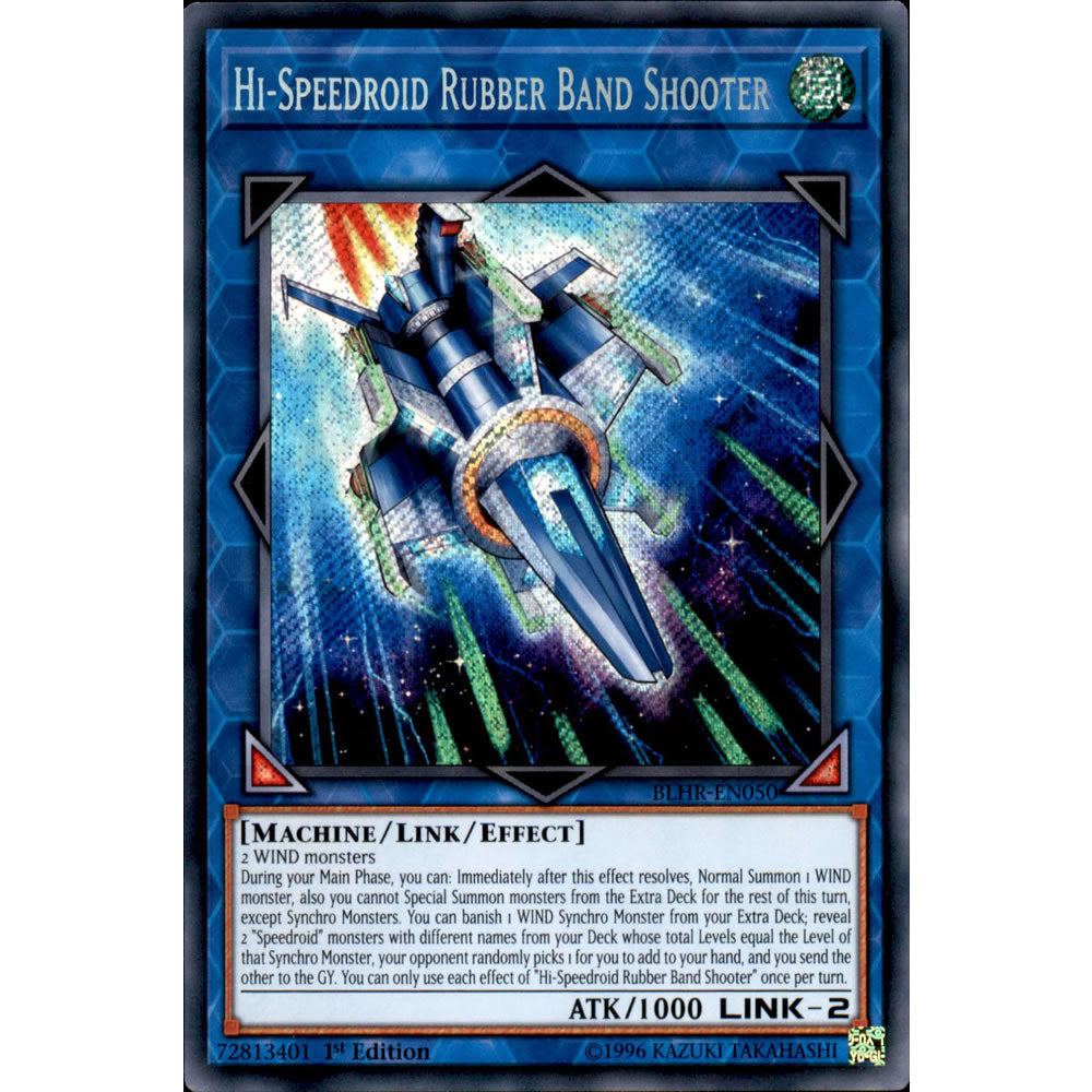 Hi-Speedroid Rubber Band Shooter BLHR-EN050 Yu-Gi-Oh! Card from the Battles of Legend: Hero's Revenge Set