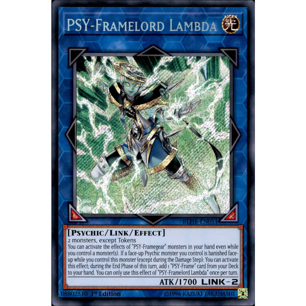 PSY-Framelord Lambda BLHR-EN051 Yu-Gi-Oh! Card from the Battles of Legend: Hero's Revenge Set