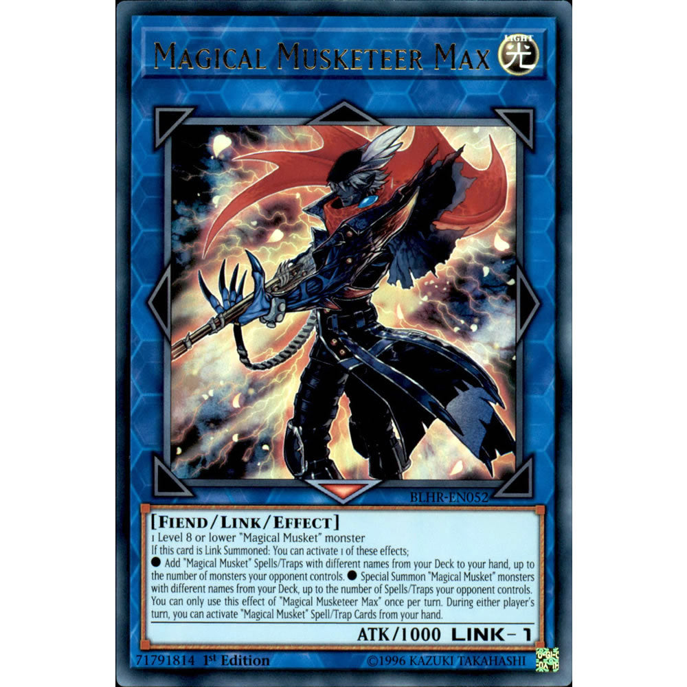 Magical Musketeer Max BLHR-EN052 Yu-Gi-Oh! Card from the Battles of Legend: Hero's Revenge Set