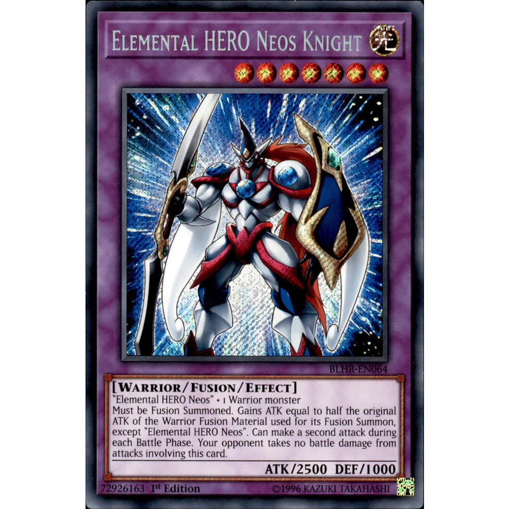 Elemental HERO Neos Knight BLHR-EN064 Yu-Gi-Oh! Card from the Battles of Legend: Hero's Revenge Set