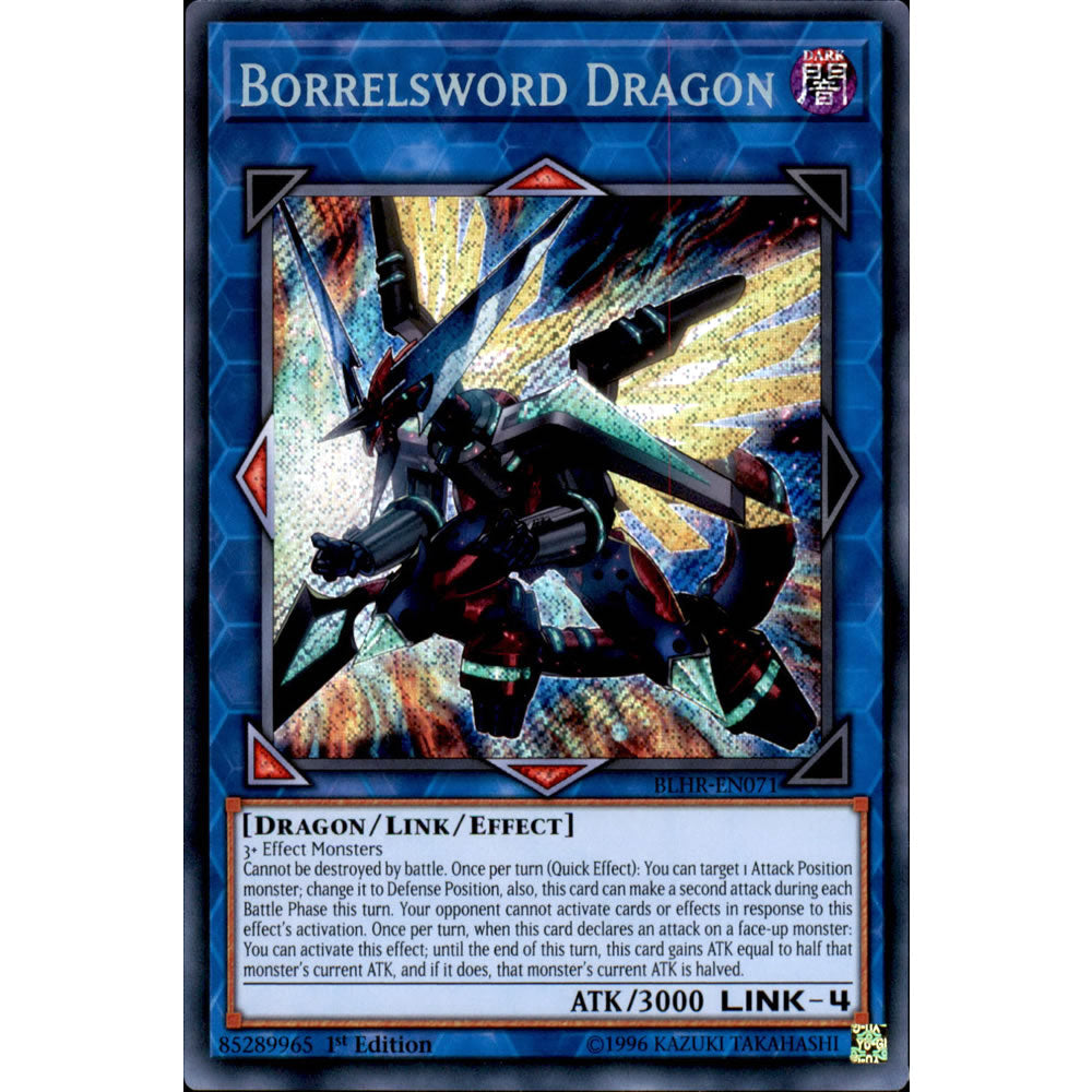 Borrelsword Dragon BLHR-EN071 Yu-Gi-Oh! Card from the Battles of Legend: Hero's Revenge Set