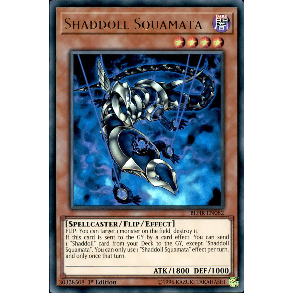 Shaddoll Squamata BLHR-EN082 Yu-Gi-Oh! Card from the Battles of Legend: Hero's Revenge Set