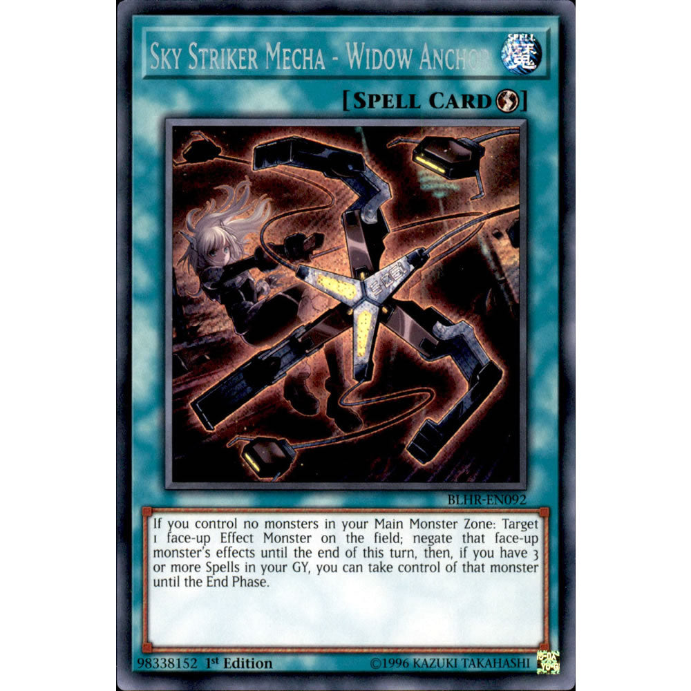 Sky Striker Mecha - Widow Anchor BLHR-EN092 Yu-Gi-Oh! Card from the Battles of Legend: Hero's Revenge Set