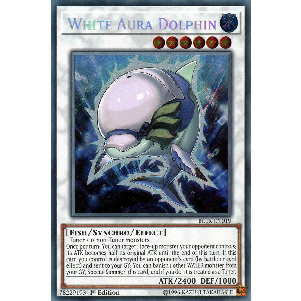 White Aura Dolphin  BLLR-EN019 Yu-Gi-Oh! Card from the Battles of Legend: Light's Revenge Set