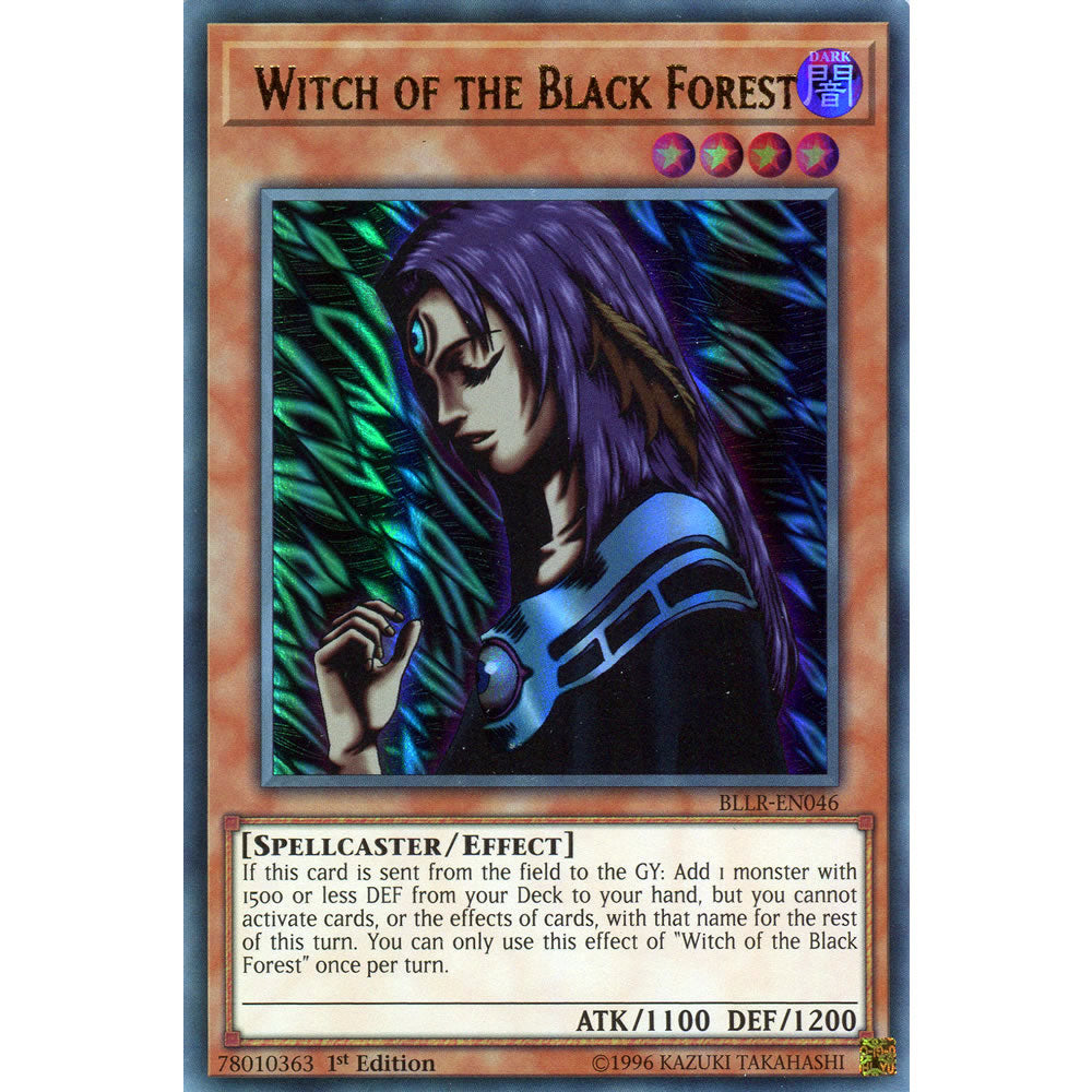 Witch of the Black Forest  BLLR-EN046 Yu-Gi-Oh! Card from the Battles of Legend: Light's Revenge Set