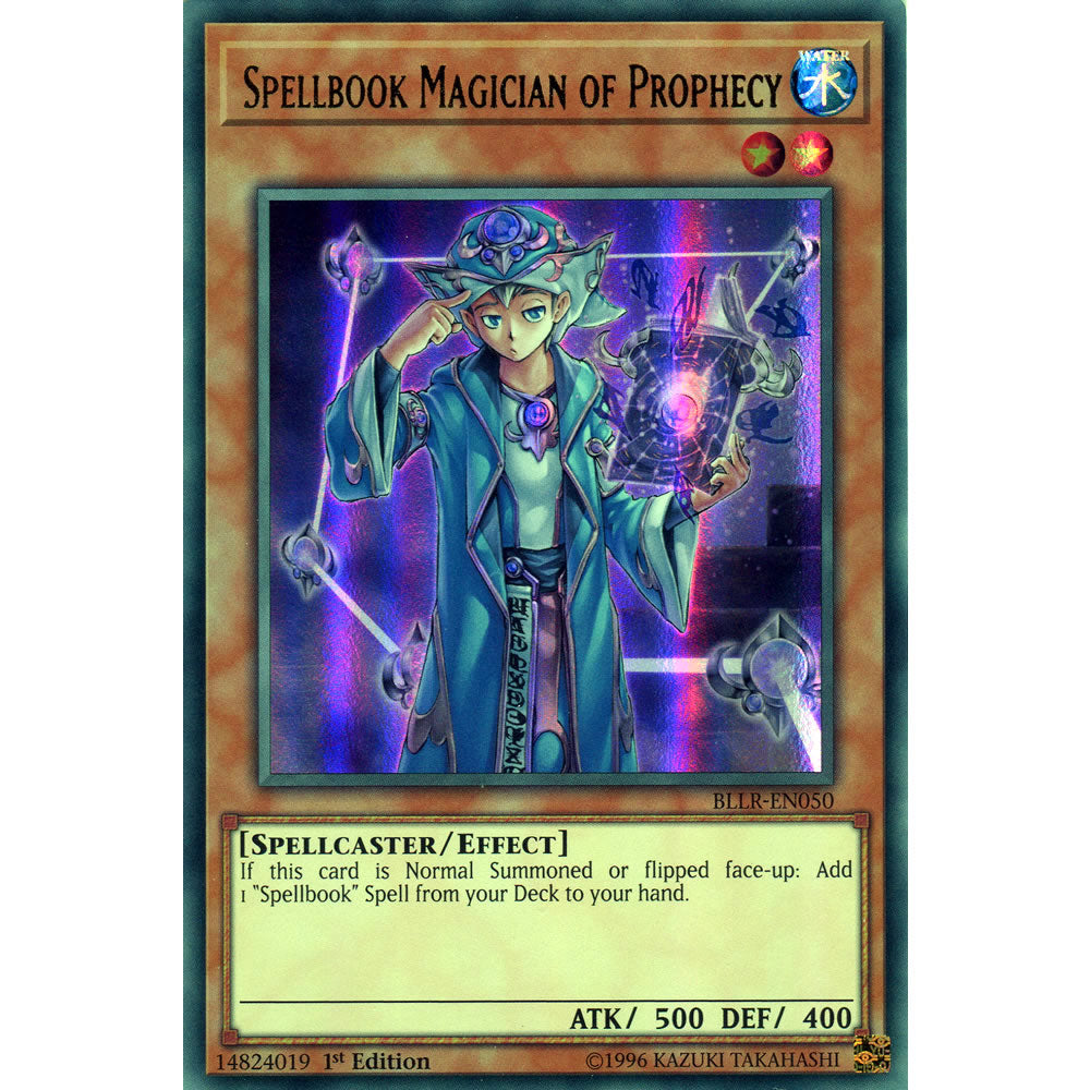 Spellbook Magician of Prophecy  BLLR-EN050 Yu-Gi-Oh! Card from the Battles of Legend: Light's Revenge Set