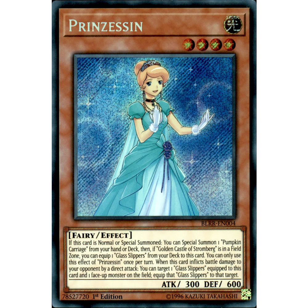 cinderella yugioh card Prinzessin BLRR-EN004 Yu-Gi-Oh! Card