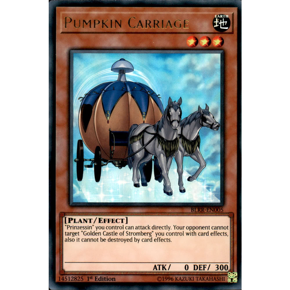 Pumpkin Carriage BLRR-EN005 Yu-Gi-Oh! Card from the Battles of Legend: Relentless Revenge Set