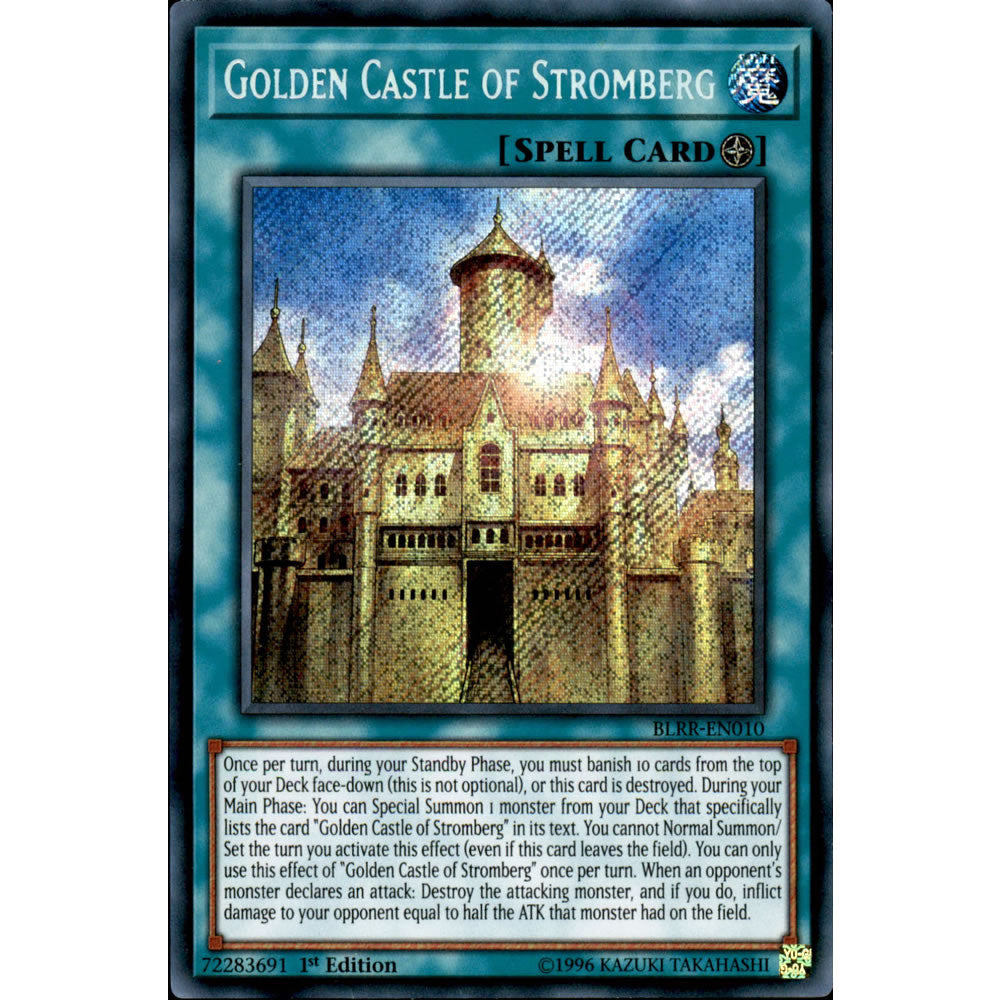 Golden Castle of Stromberg BLRR-EN010 Yu-Gi-Oh! Card from the Battles of Legend: Relentless Revenge Set