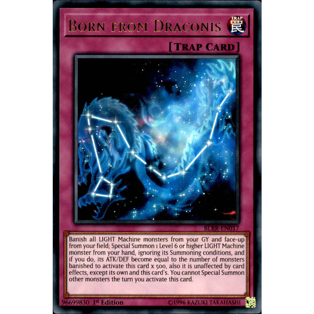 Born from Draconis BLRR-EN017 Yu-Gi-Oh! Card from the Battles of Legend: Relentless Revenge Set