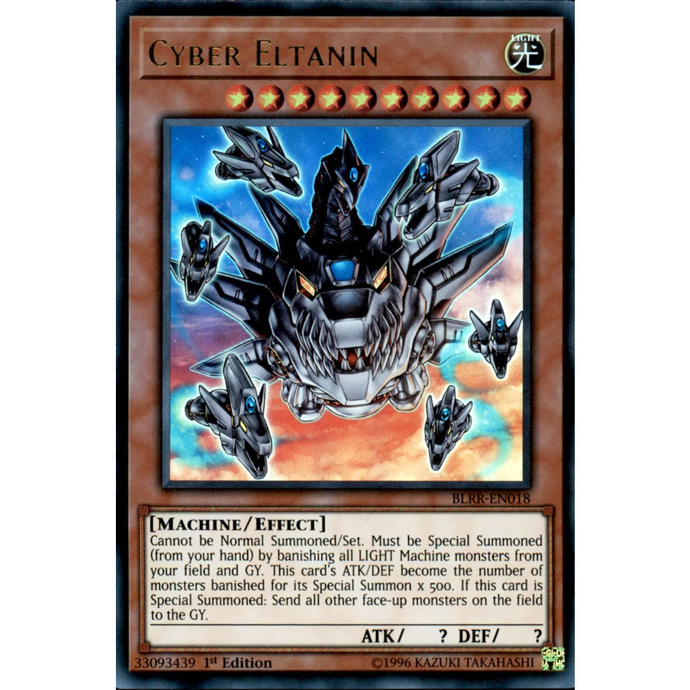 Cyber Eltanin BLRR-EN018 Yu-Gi-Oh! Card from the Battles of Legend: Relentless Revenge Set