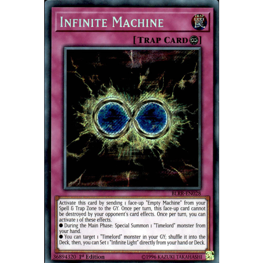 Infinite Machine BLRR-EN028 Yu-Gi-Oh! Card from the Battles of Legend: Relentless Revenge Set