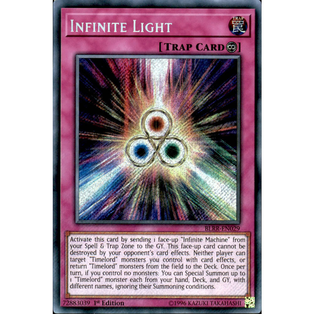 Infinite Light BLRR-EN029 Yu-Gi-Oh! Card from the Battles of Legend: Relentless Revenge Set