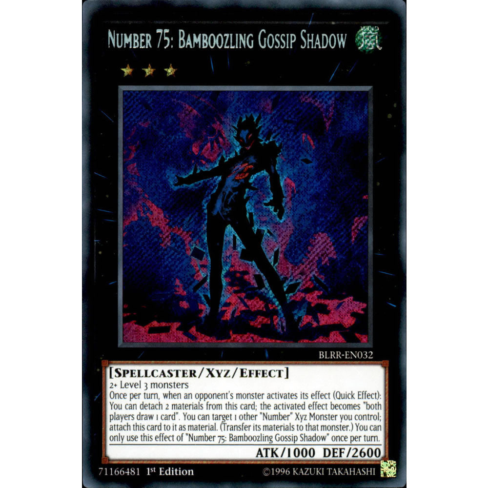 Number 75: Bamboozling Gossip Shadow BLRR-EN032 Yu-Gi-Oh! Card from the Battles of Legend: Relentless Revenge Set
