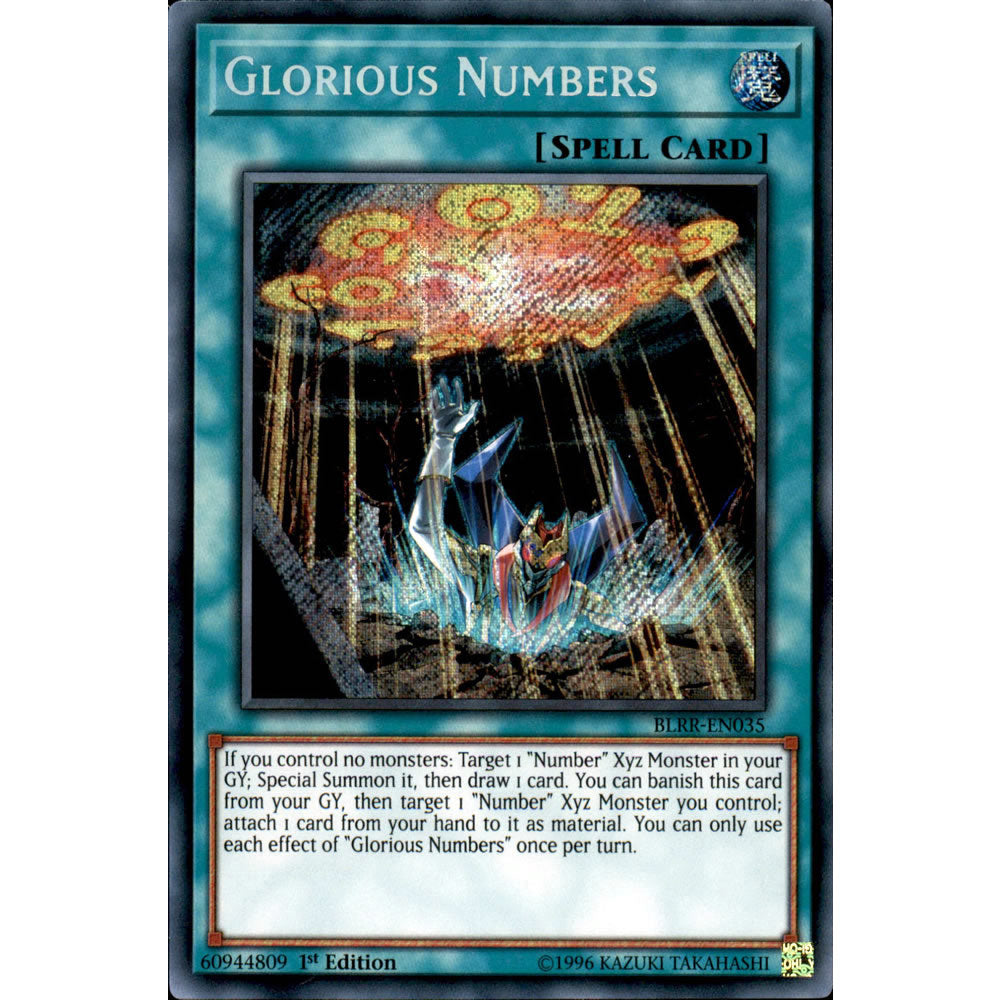 Glorious Numbers BLRR-EN035 Yu-Gi-Oh! Card from the Battles of Legend: Relentless Revenge Set