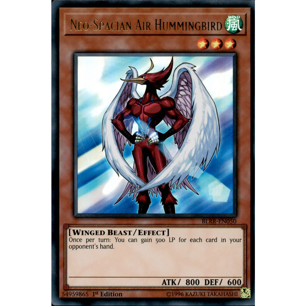 Neo-Spacian Air Hummingbird BLRR-EN050 Yu-Gi-Oh! Card from the Battles of Legend: Relentless Revenge Set