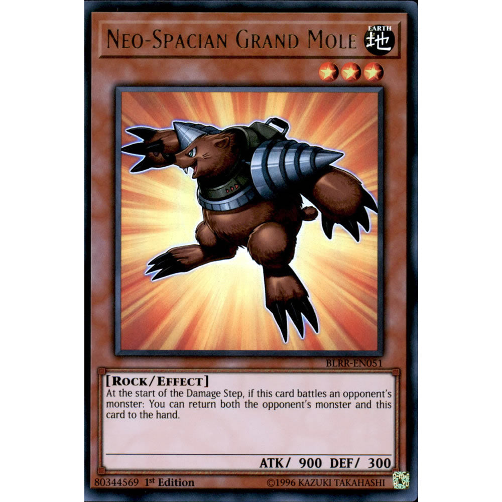 Neo-Spacian Grand Mole BLRR-EN051 Yu-Gi-Oh! Card from the Battles of Legend: Relentless Revenge Set