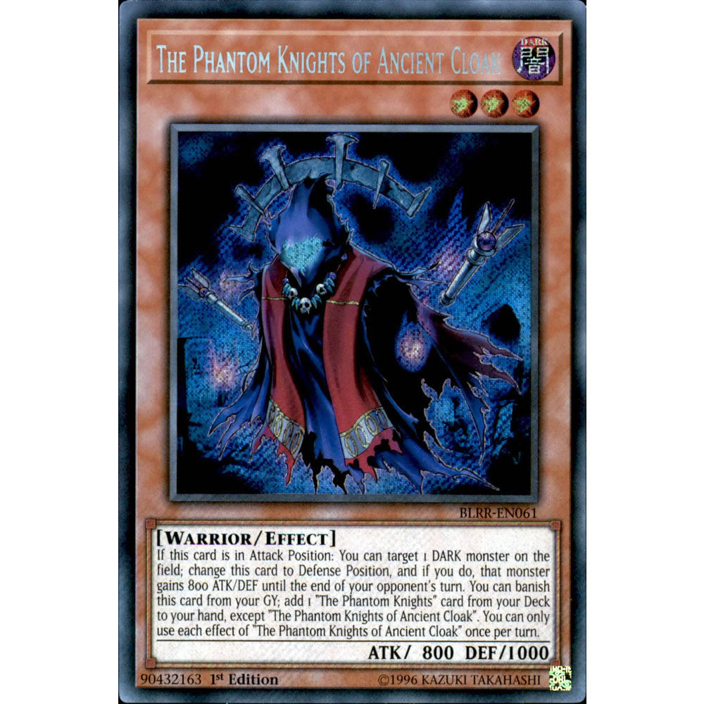 The Phantom Knights of Ancient Cloak BLRR-EN061 Yu-Gi-Oh! Card from the Battles of Legend: Relentless Revenge Set