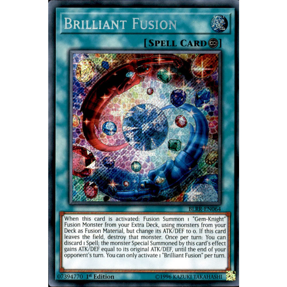 Brilliant Fusion BLRR-EN064 Yu-Gi-Oh! Card from the Battles of Legend: Relentless Revenge Set