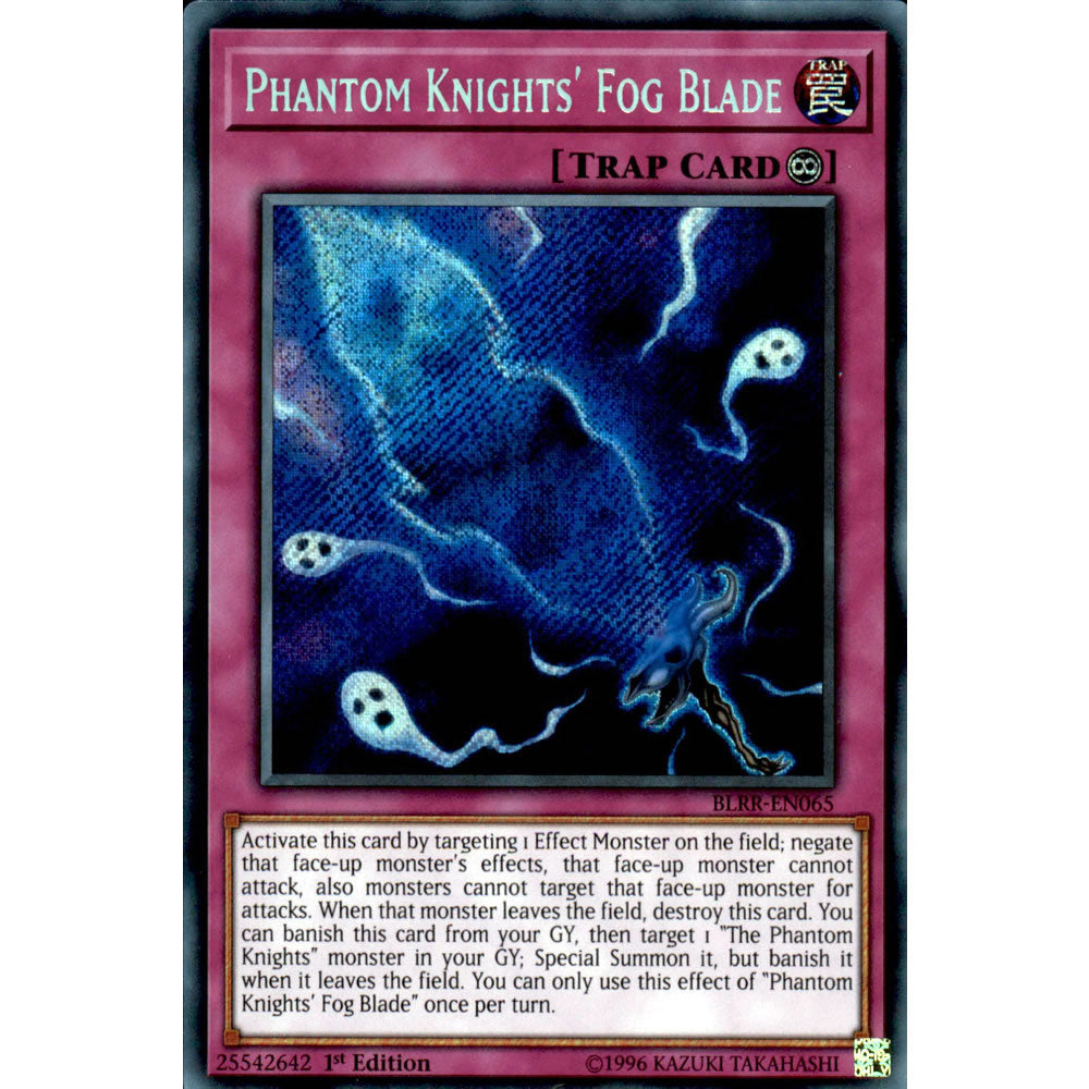 Phantom Knights' Fog Blade BLRR-EN065 Yu-Gi-Oh! Card from the Battles of Legend: Relentless Revenge Set