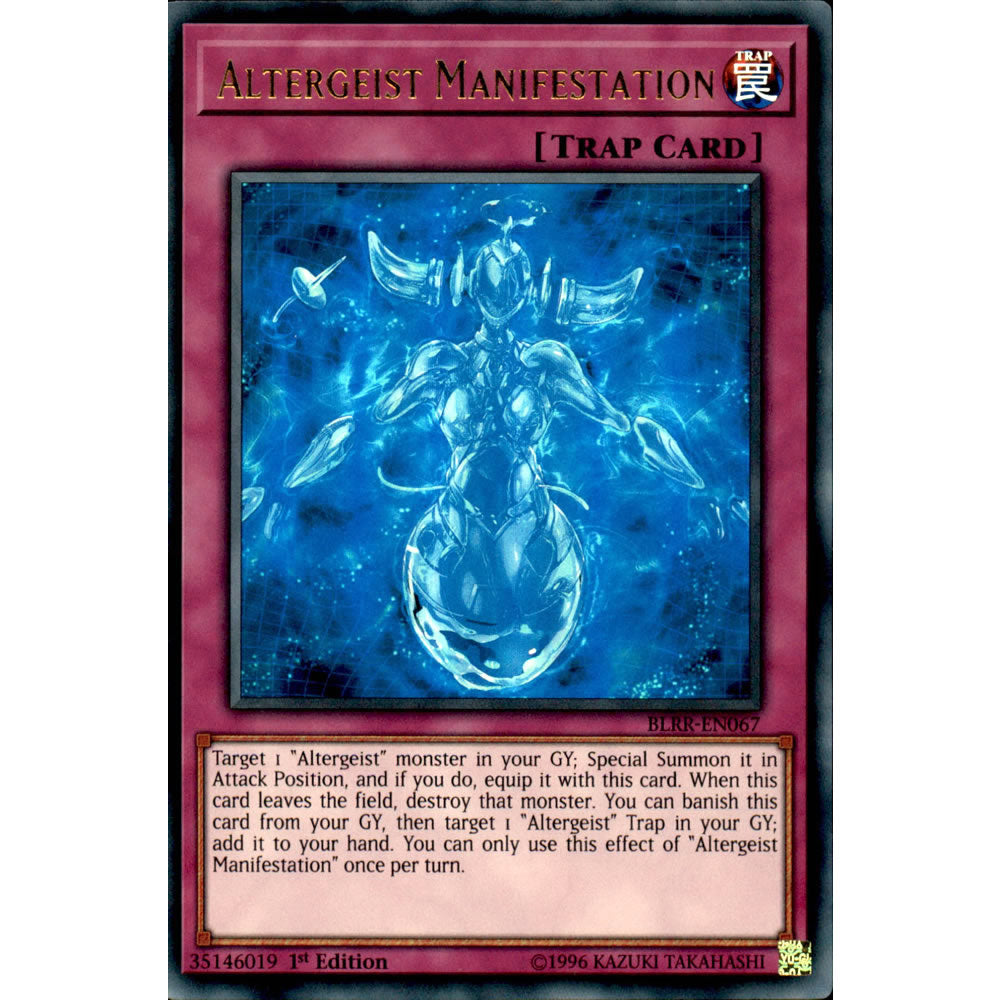 Altergeist Manifestation BLRR-EN067 Yu-Gi-Oh! Card from the Battles of Legend: Relentless Revenge Set