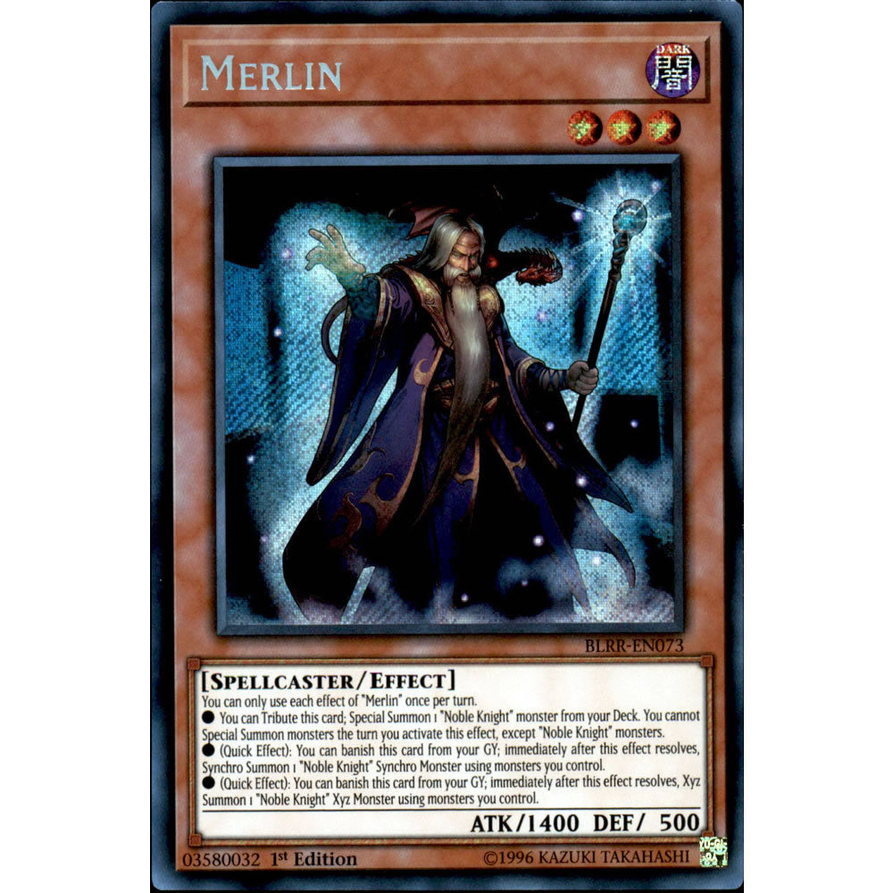 Merlin BLRR-EN073 Yu-Gi-Oh! Card from the Battles of Legend: Relentless Revenge Set