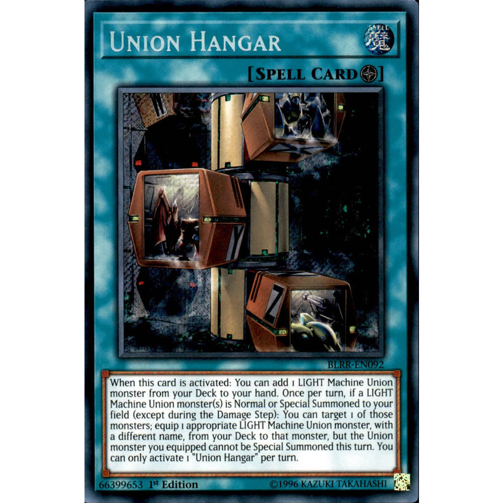 Union Hangar BLRR-EN092 Yu-Gi-Oh! Card from the Battles of Legend: Relentless Revenge Set