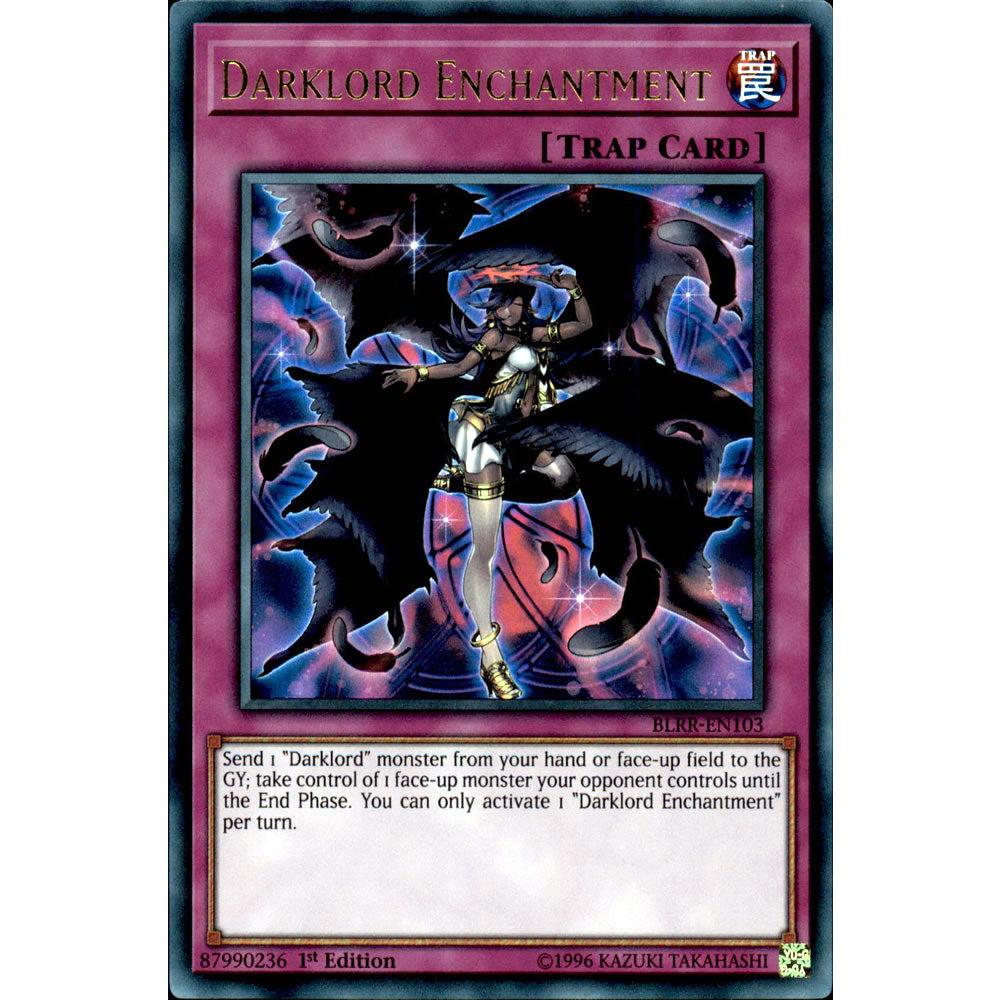 Darklord Enchantment BLRR-EN103 Yu-Gi-Oh! Card from the Battles of Legend: Relentless Revenge Set