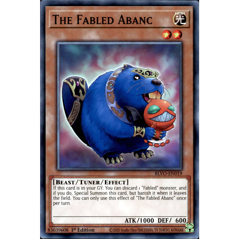 The Fabled Abanc BLVO-EN019 Yu-Gi-Oh! Card from the Blazing Vortex Set