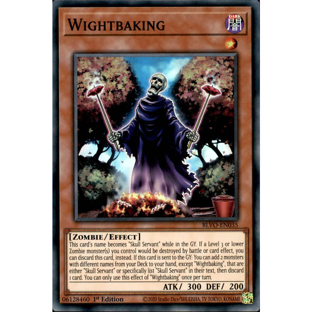 Wightbaking BLVO-EN035 Yu-Gi-Oh! Card from the Blazing Vortex Set