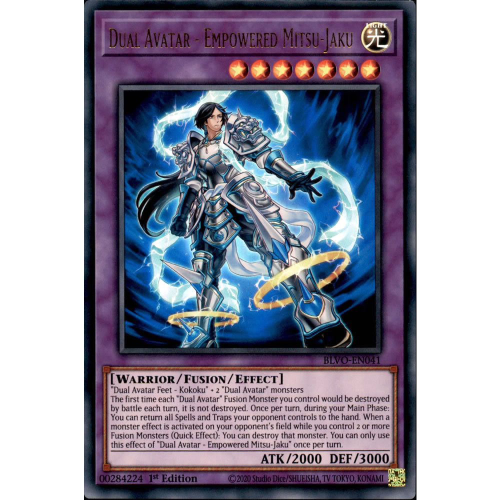 Dual Avatar - Empowered Mitsu-Jaku BLVO-EN041 Yu-Gi-Oh! Card from the Blazing Vortex Set